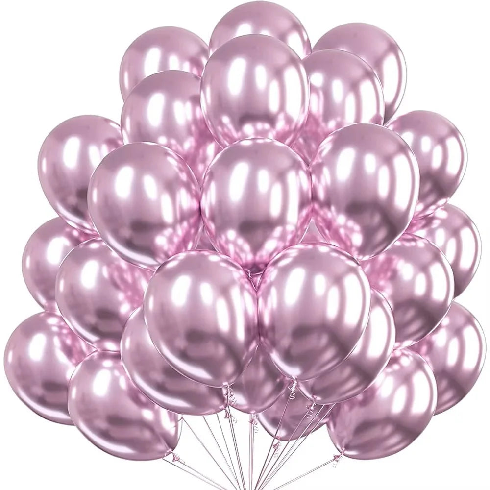 Metallic Balloons for Decorations