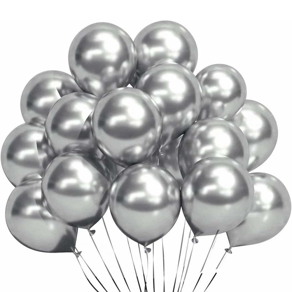 Metallic Balloons for Decorations