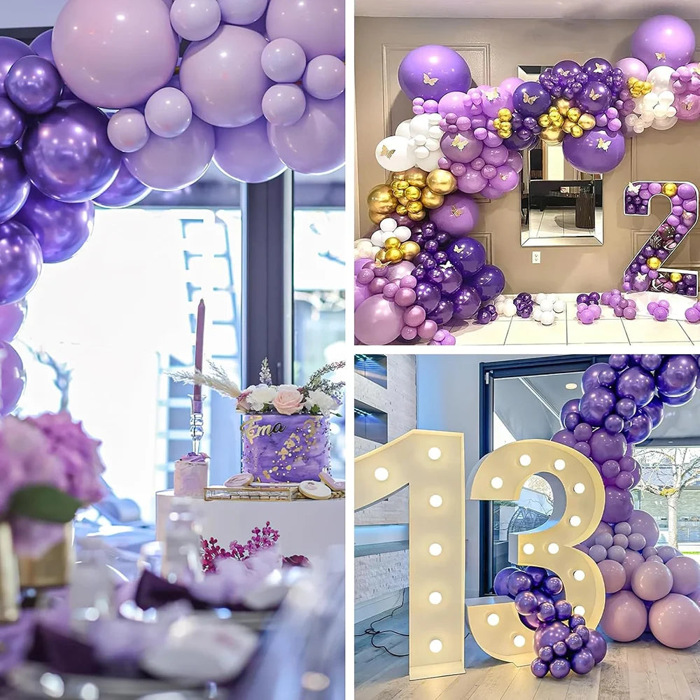 Metallic Balloons for Decorations