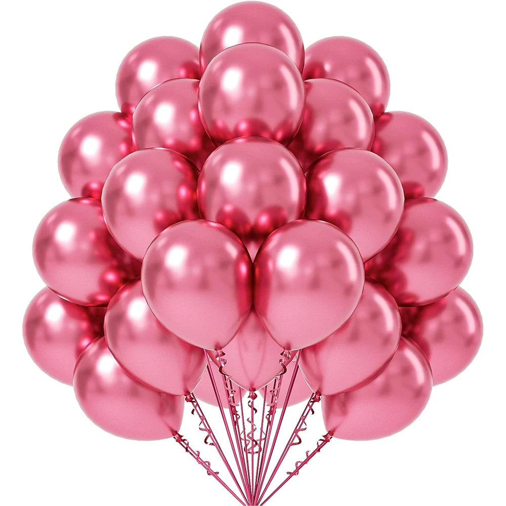Metallic Balloons for Decorations