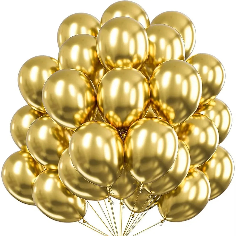 Metallic Balloons for Decorations