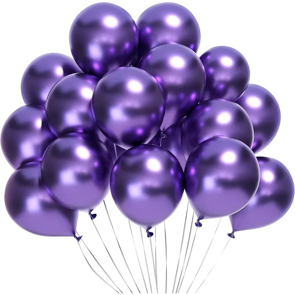 Metallic Balloons for Decorations
