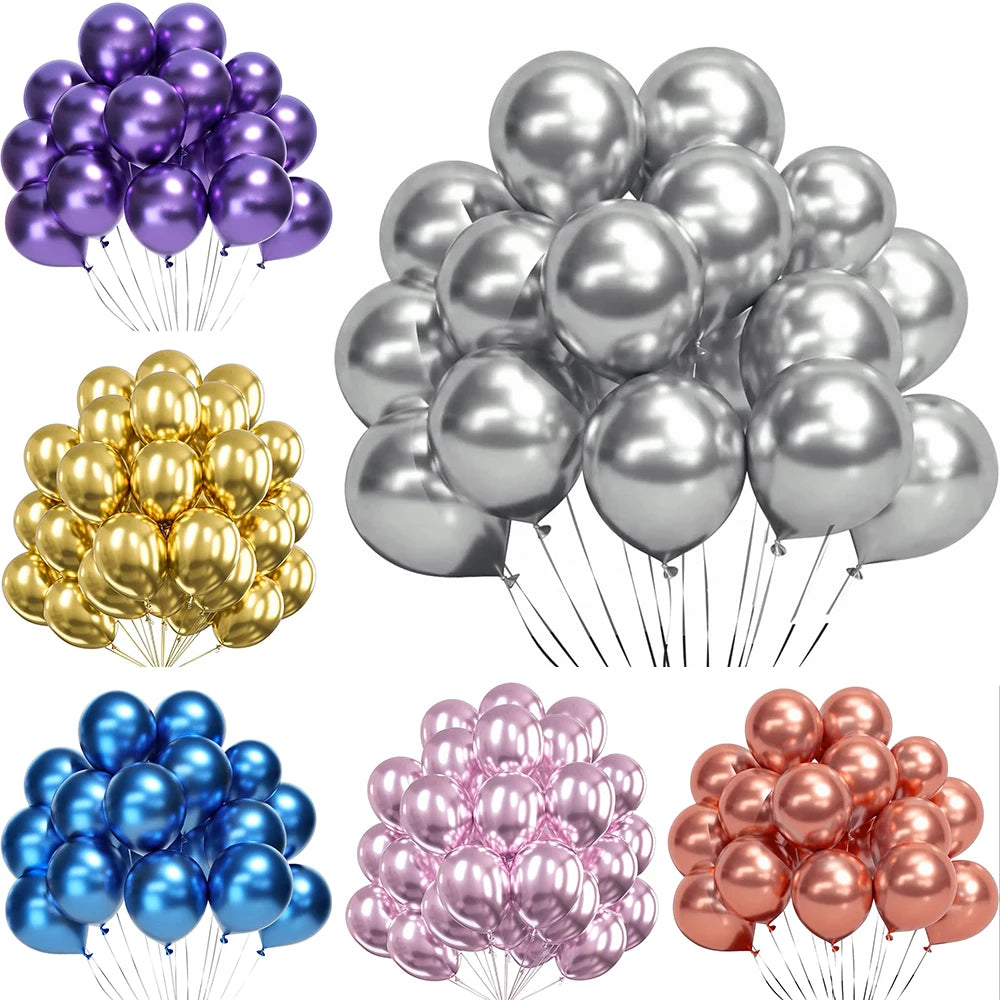 Metallic Balloons for Decorations