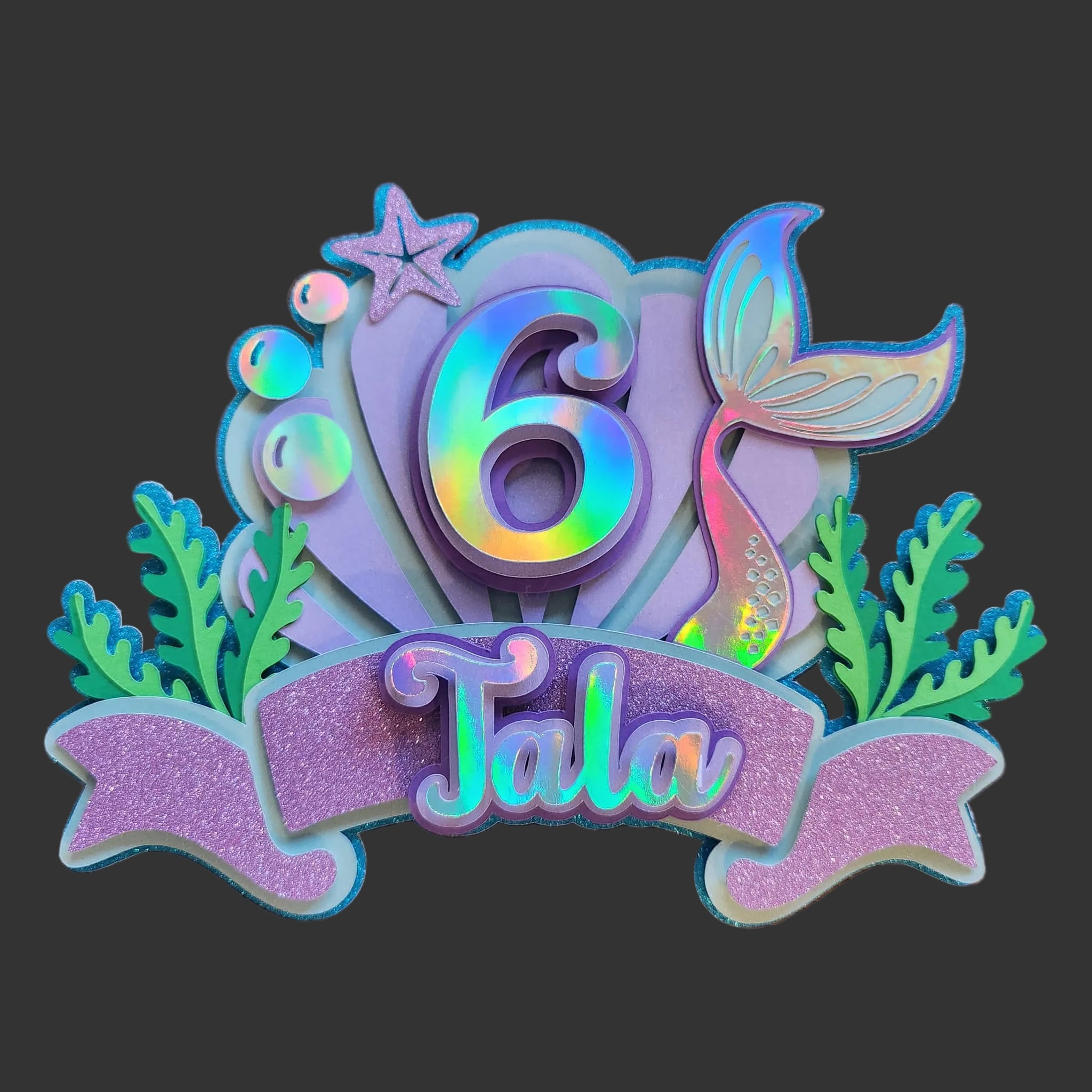 Personalized Cake Topper